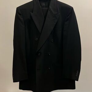 Vintage Pinstripe Double Breasted Suit 40R